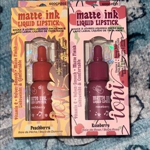 Matte Ink Liquid Lipstick Duo — Peachberry & Roseberry